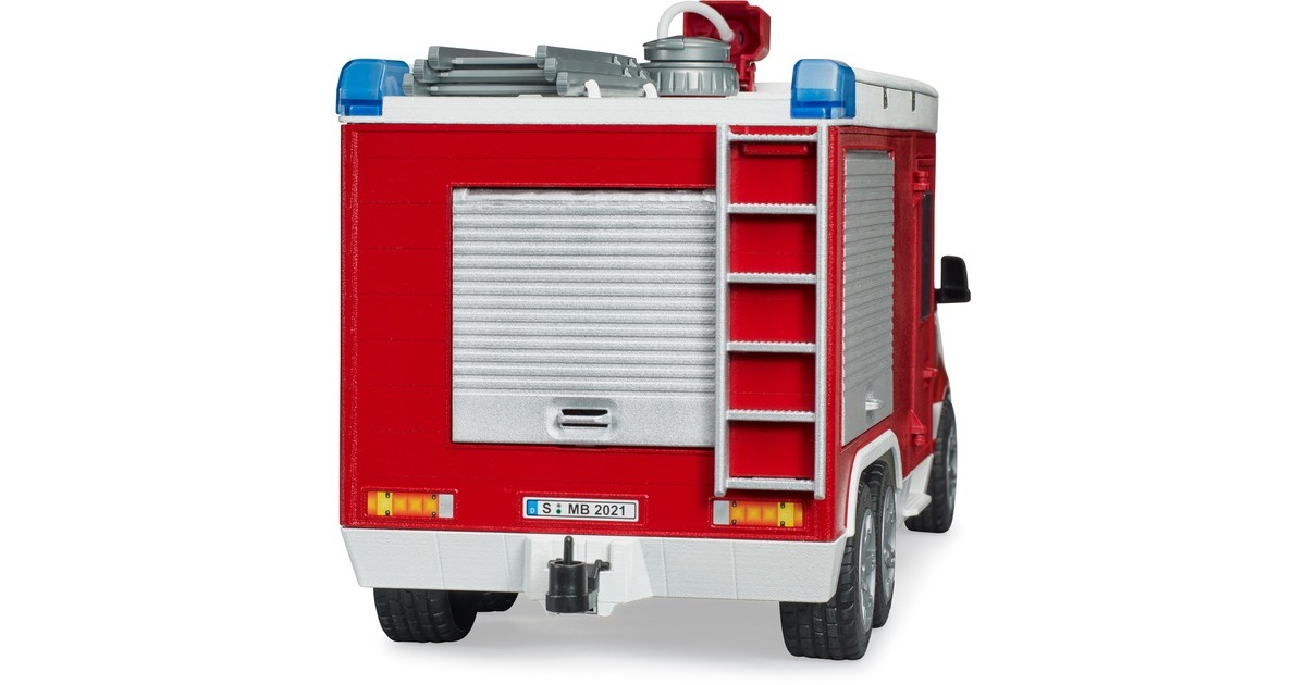 bruderMercedes Benz Sprinter brandweer commandowagen met licht en geluid Modelvoertuig  (02680)