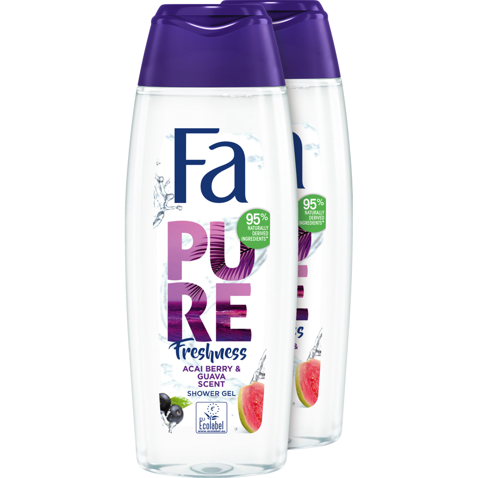 Fa Duschgel Pure Fresh Acai & Guave 2 x 250 ml