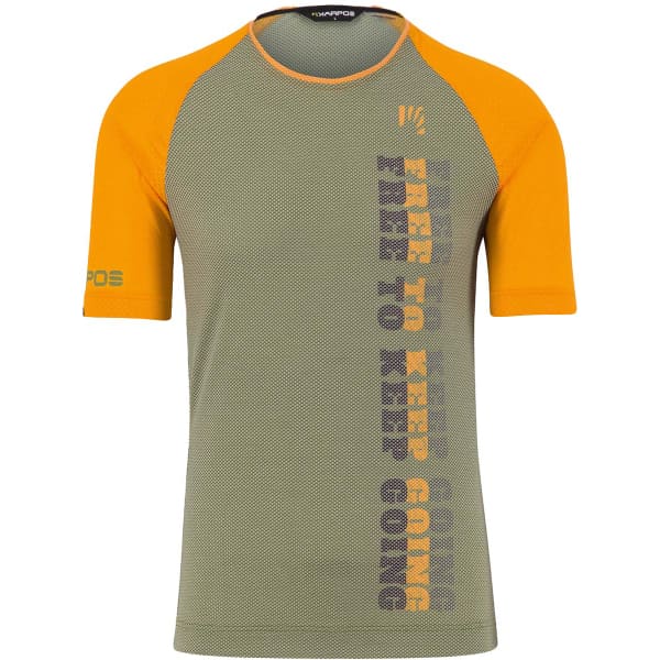 T-shirt randonnée KARPOS MOVED EVO JERSEY CEDAR GREEN/RADIANT