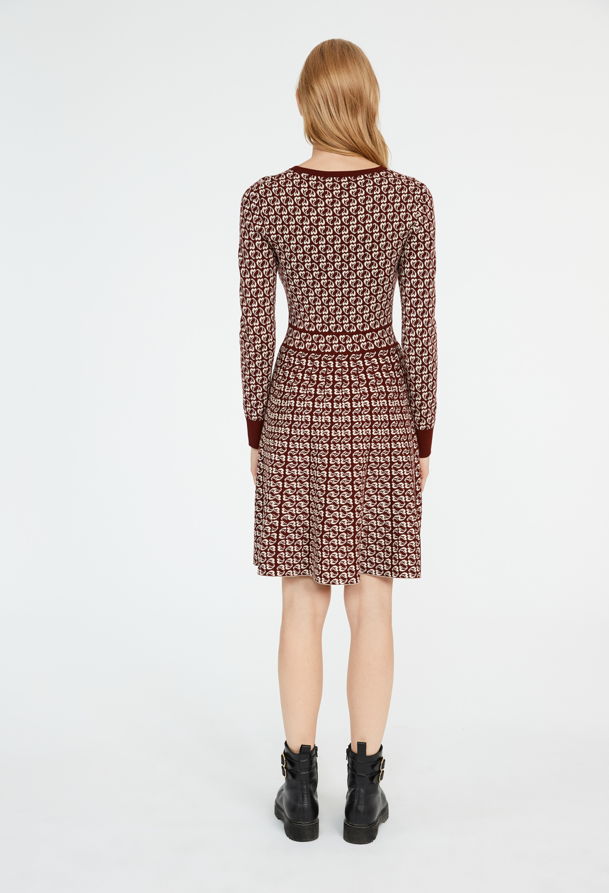 Robe courte imprimes c&oelig;ur