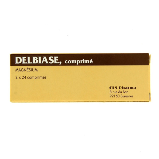 Delbiase Magnésium 48 Comprimés - Carence en Magnésium