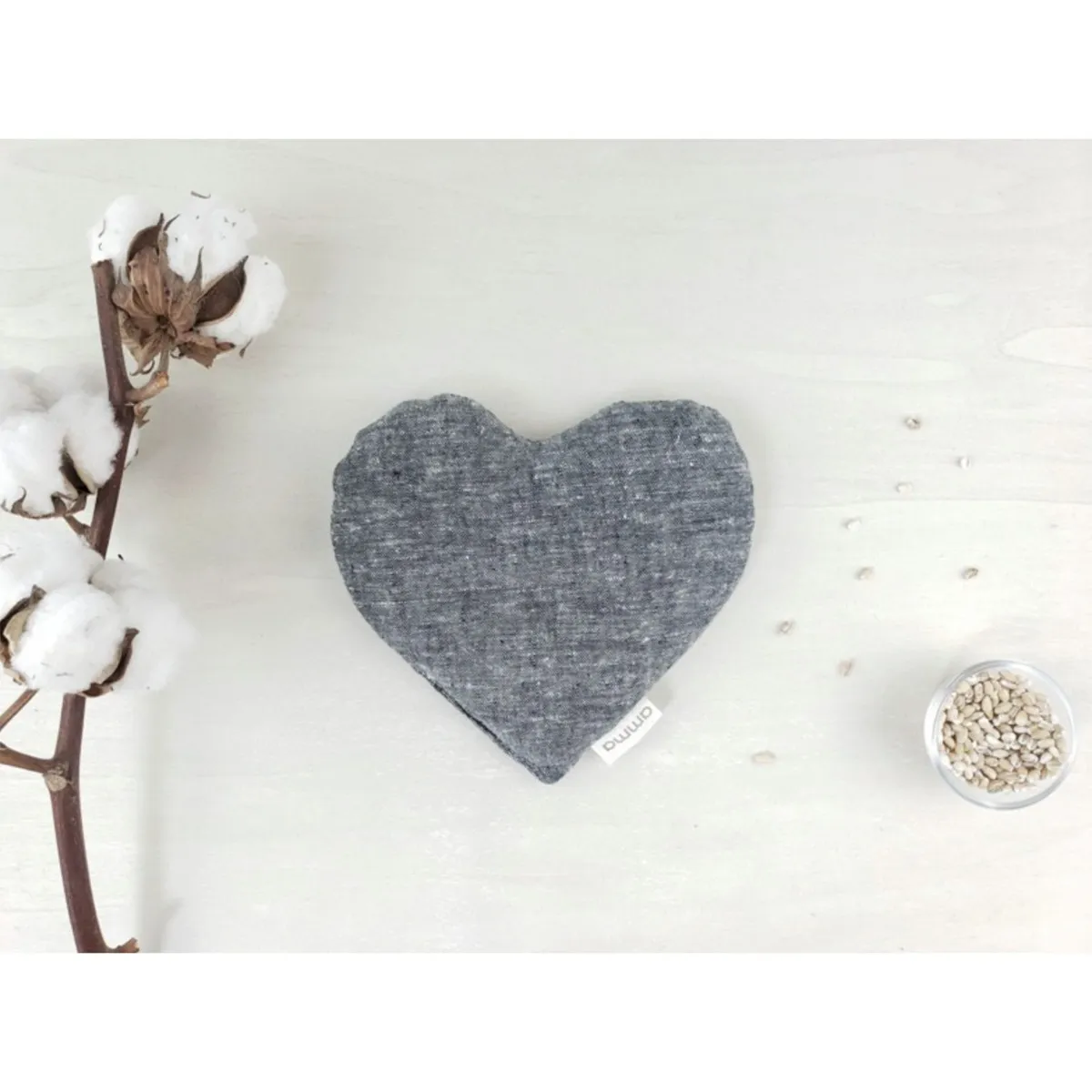 Amma Therapie Coussin Coeur Réconfort - Chanvre