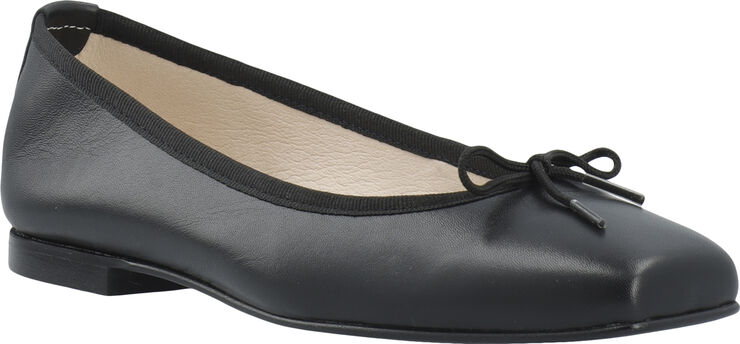 Bianco BIAEMILY Karré Ballerina Smooth leather Black