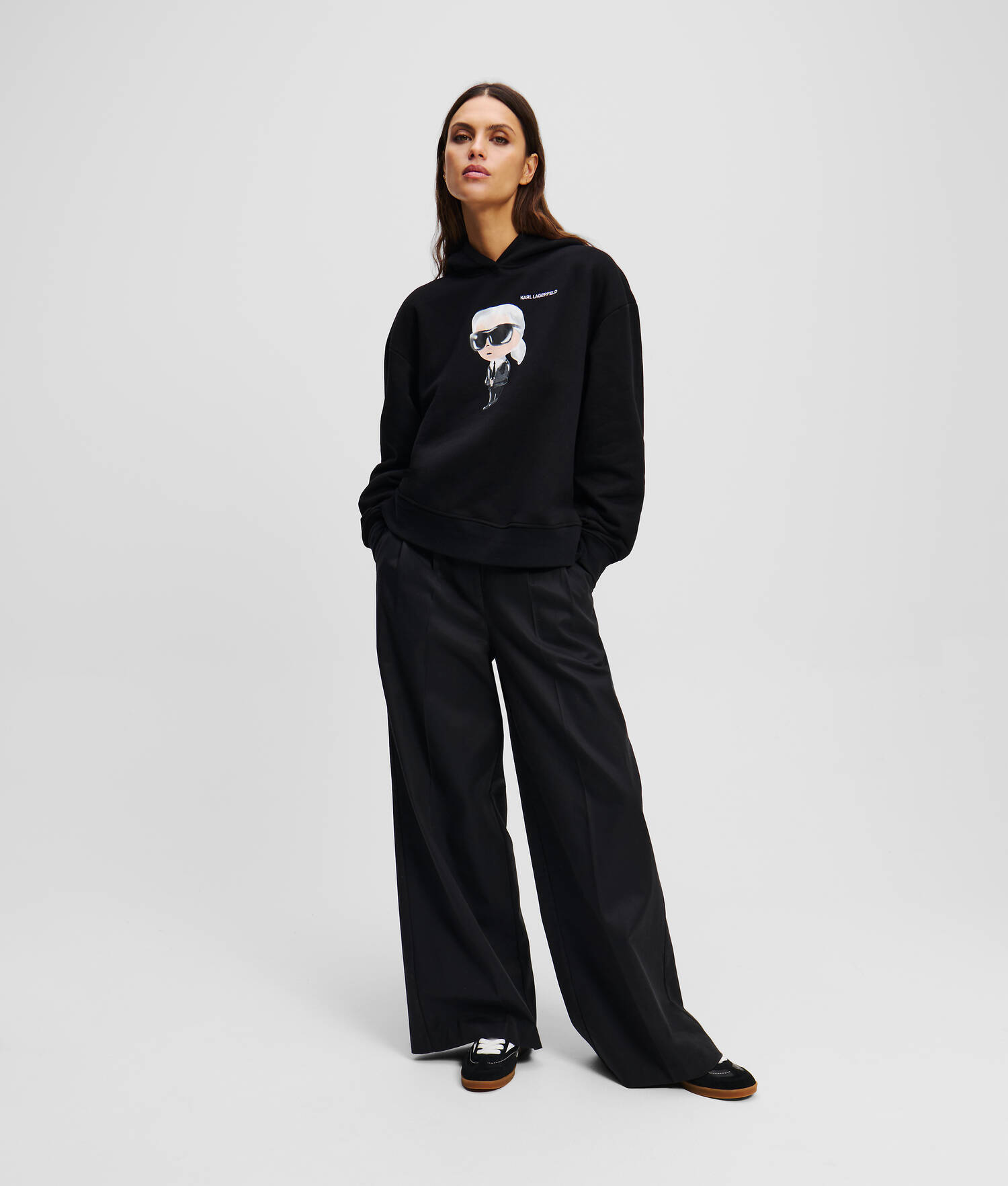 SWEAT À CAPUCHE IKON - Noir