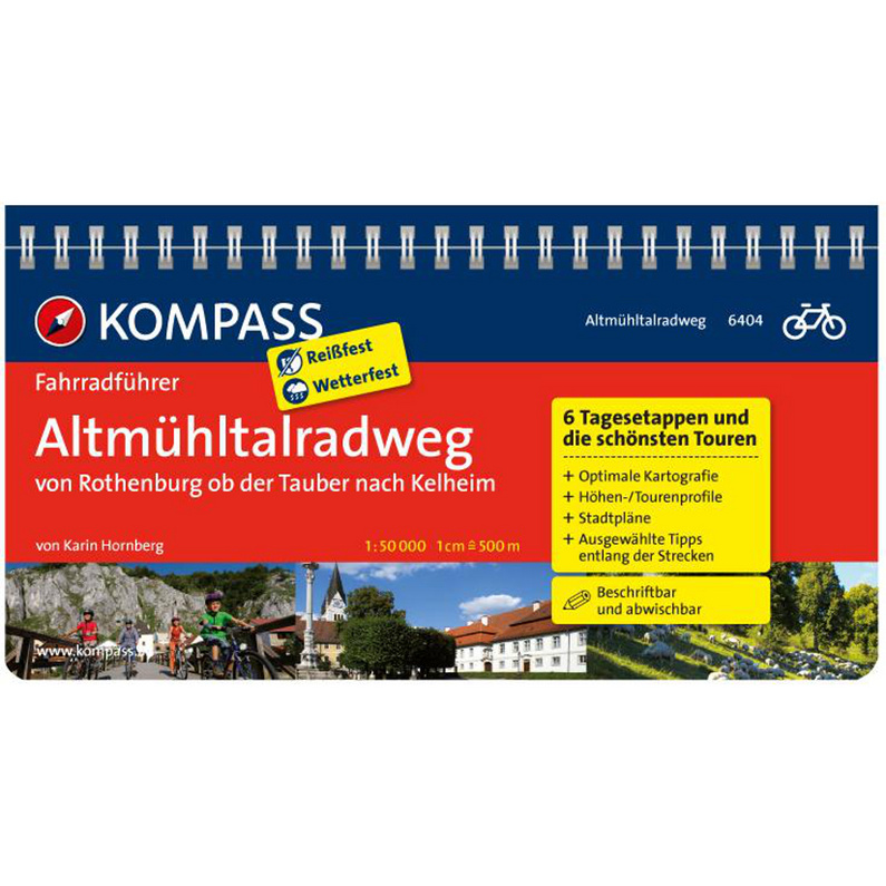 Kompass Verlag Altmühltal-Radweg 6404 Fahrradführer