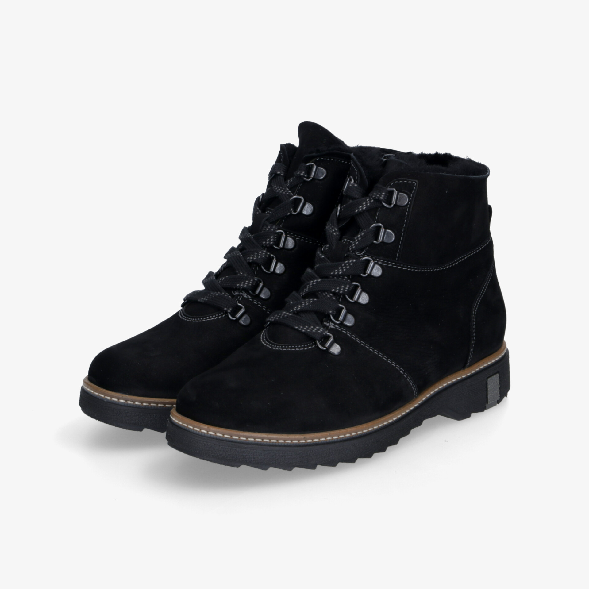 waldläufer Hitomi Bear Unisex Boots schwarz