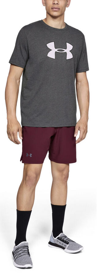 Under Armour Big Logo Traenings T Shirt Grå