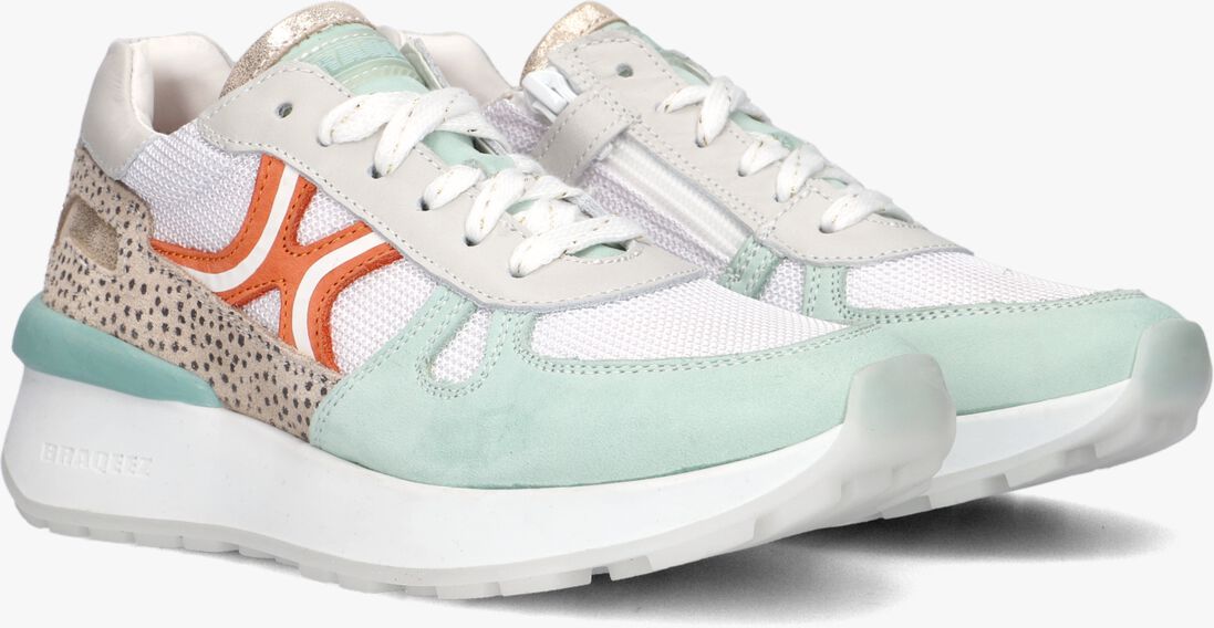 BRAQEEZ witte braqeez lage sneakers vita vienna