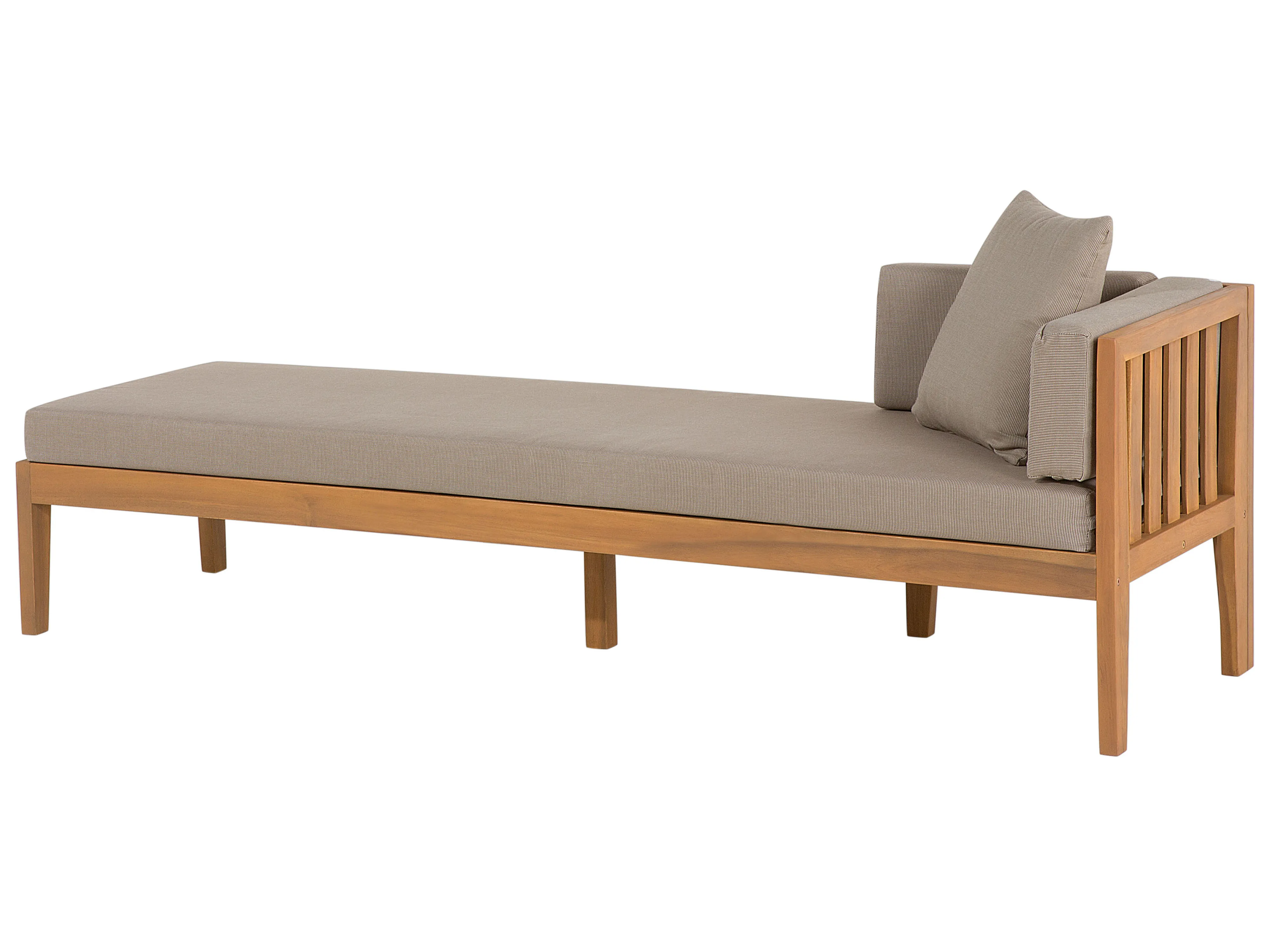Loungeset met tafel 7-zits PATAJA Gecertificeerd acaciahout Lichtbruin