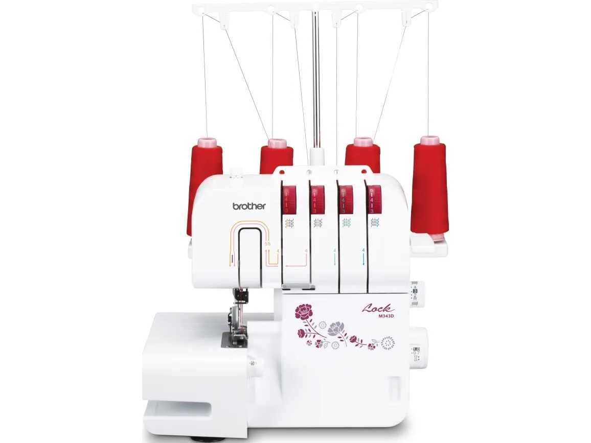 Brother M343D Overlock - Serger - 4 søm - 3/4-tråd