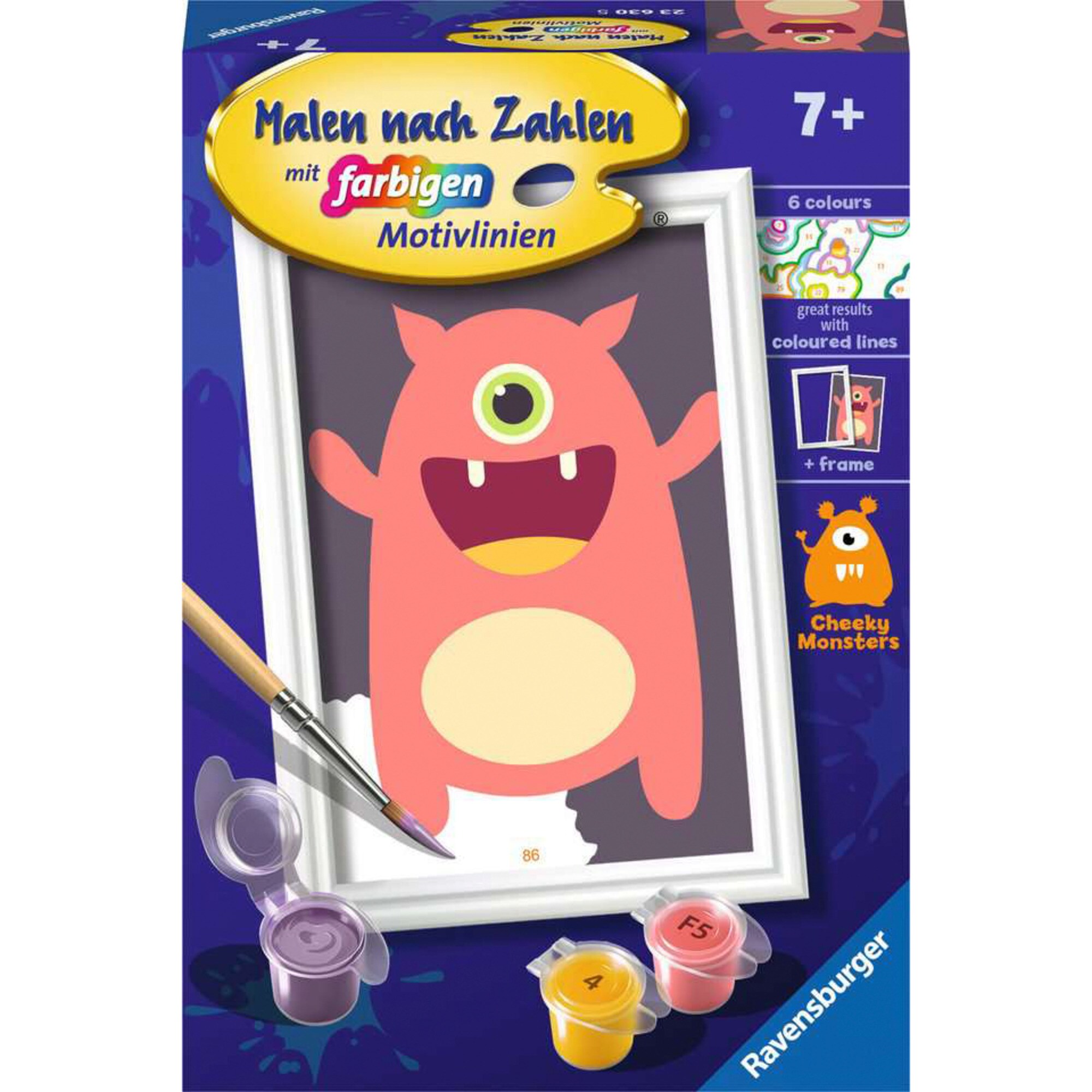 Ravensburger Malen Malen nach Zahlen - Rotes Monster