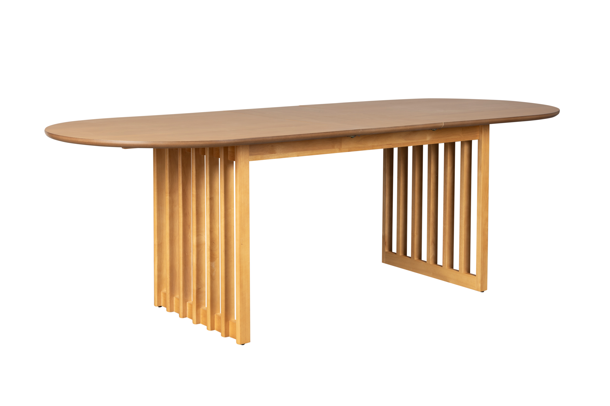 Eettafel Barlet ovaal uitschuifbaar eiken 200-240 X 90 cm