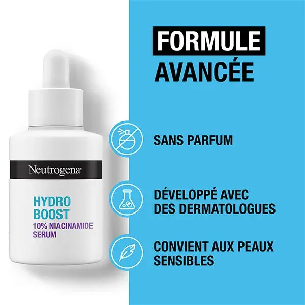 Neutrogena Hydro Boost Serum 10% Niacinamida 30ml frasco conta-gotas