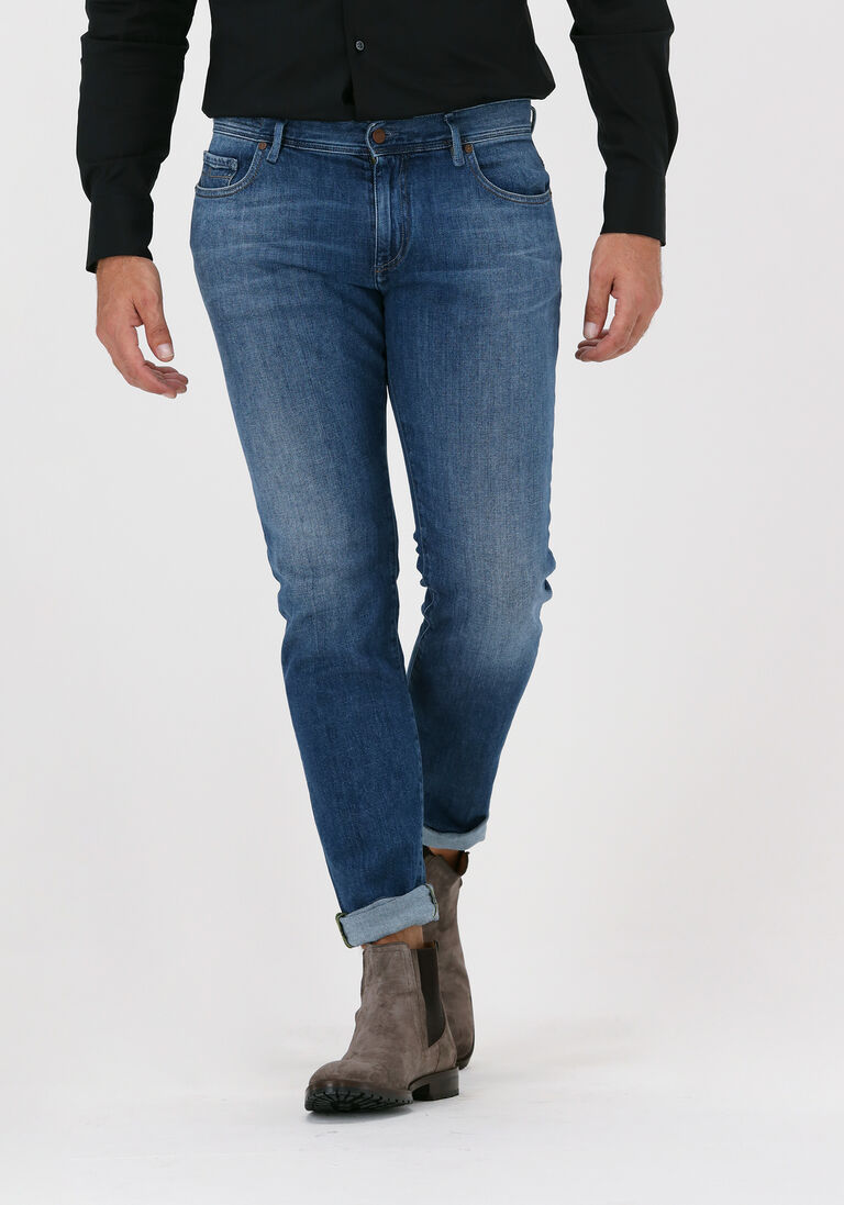 ALBERTO blauwe alberto slim fit jeans slim - organic denim