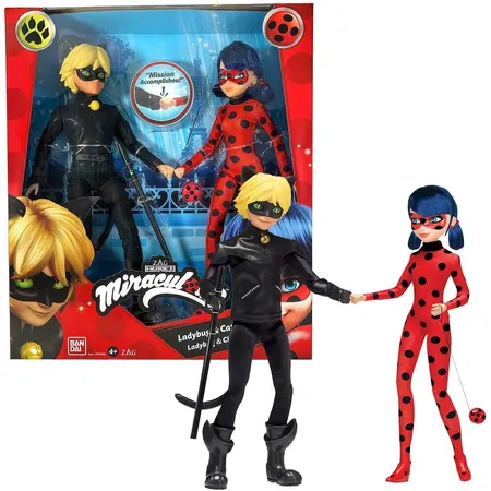 Bandai Miraculous Ladybug & Cat Noir 26 cm