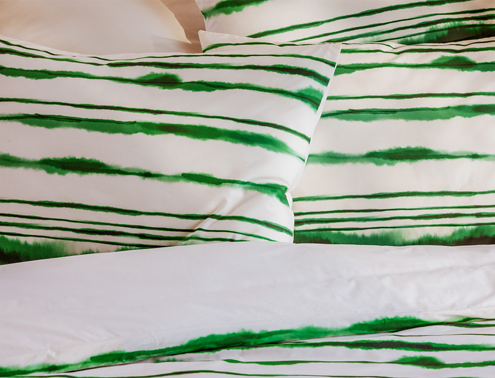 Linge de lit-Nuances de vert