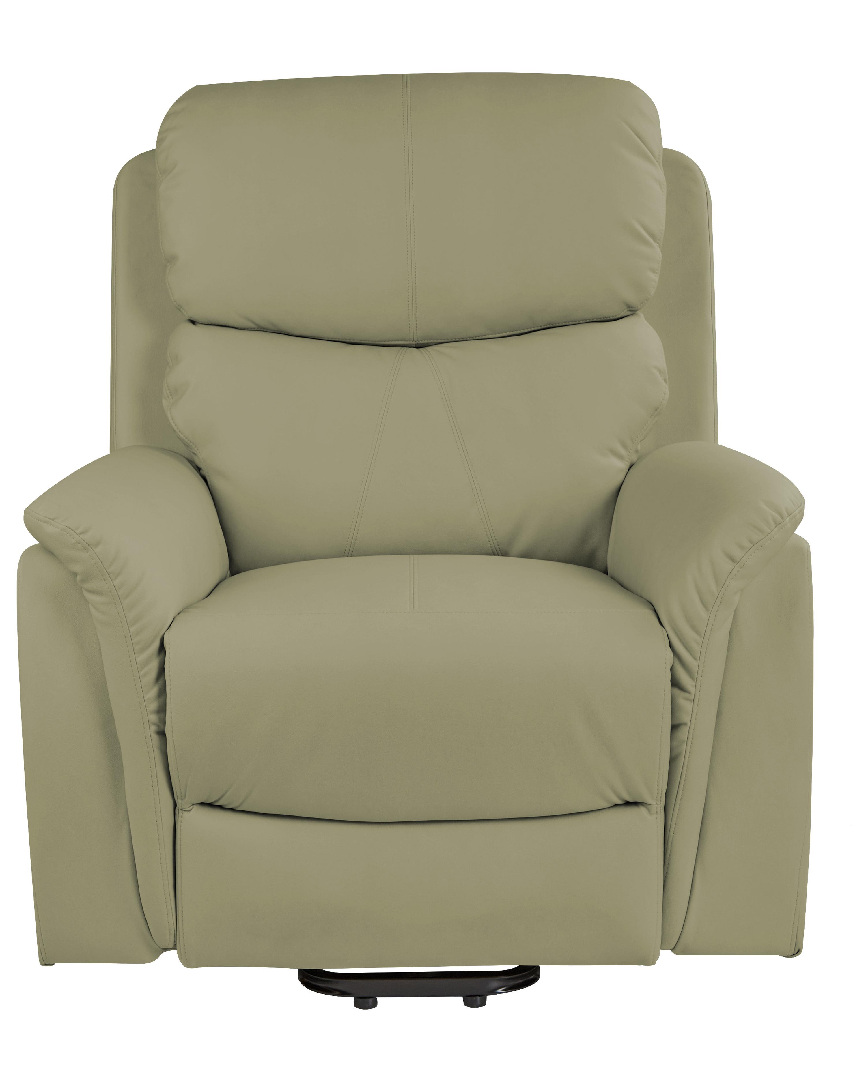 Elektrische relaxfauteuil GLORIE massagefunctie Kunstleer Groen