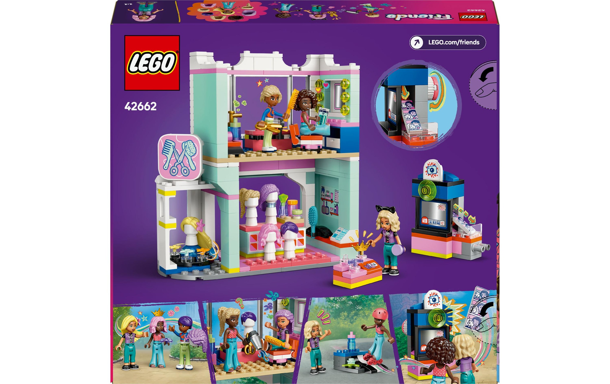 LEGO® Spielbausteine »Friends Friseursalon 42662«
