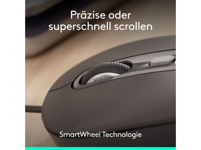 Logitech Maus Signature M520 for Business Präzise Maus mit «Logitech SilentTouch»-Technologie