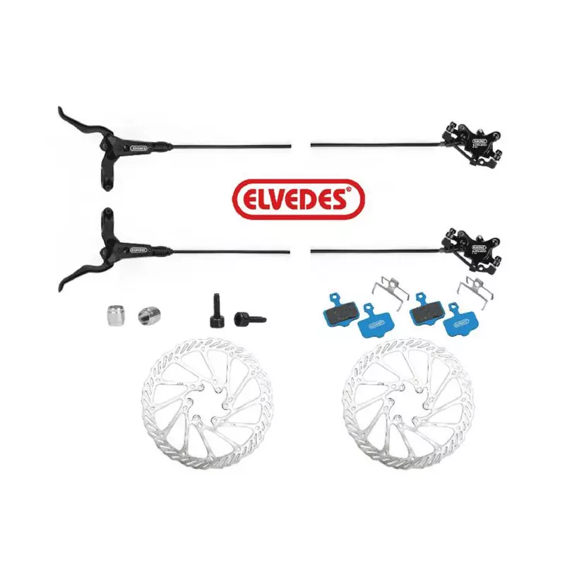 ELVEDES Paire deÂ frein ELVEDES HP4000 Dual Piston Mineral