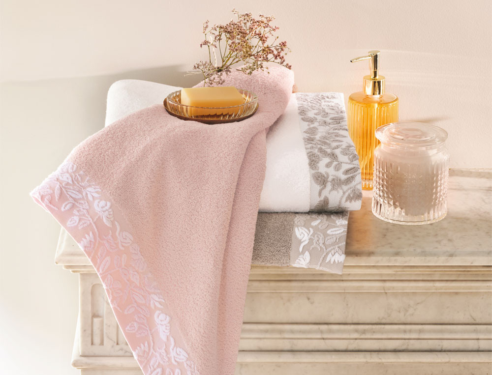 Pack linge de bain-Pétales de rosée
