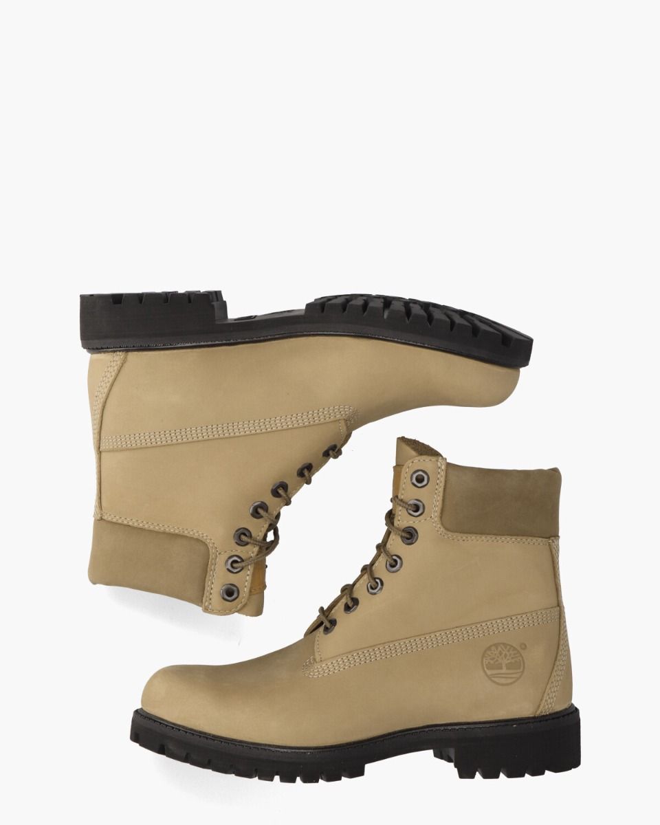 Timberland Premium 6 Inch Boot Beige Heren Veterboots