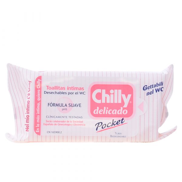 Chilly Intima Toalhetes de Higiene Íntima Delicate 12 Unidades