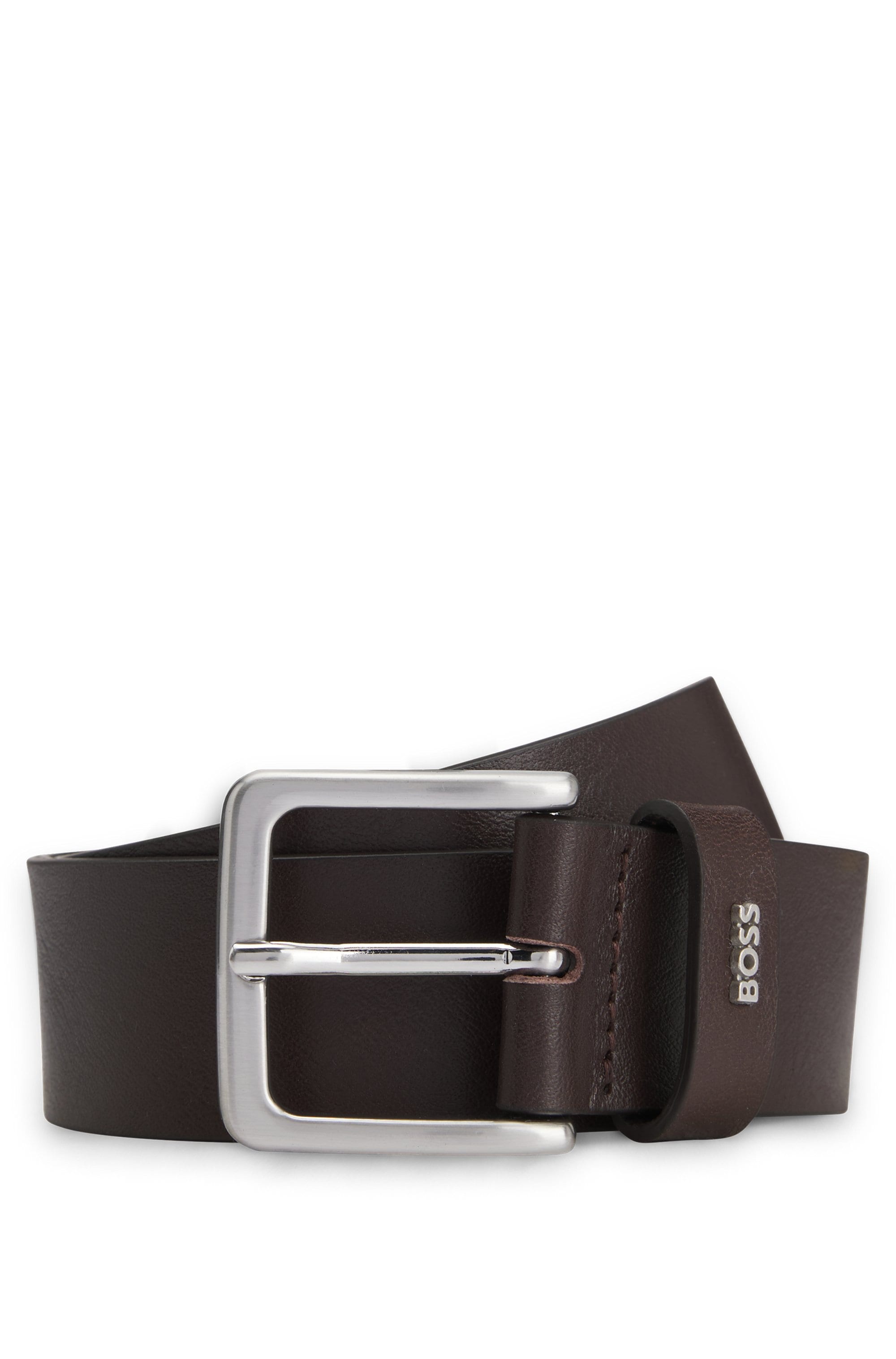 BOSS Ledergürtel »Ronnie BOSS Sz35«, mit Label-Pin