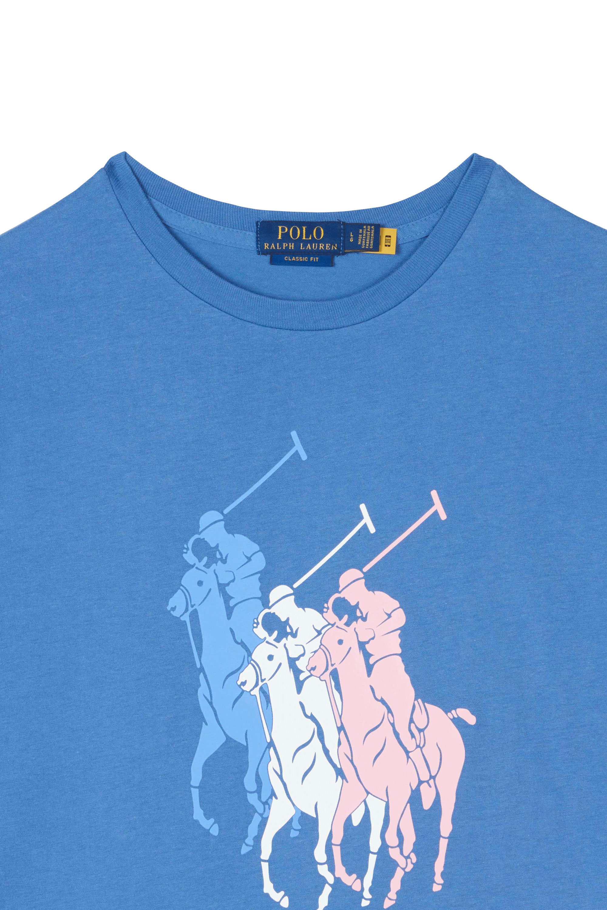 POLO RALPH LAUREN T-shirt manches courtes Classic Fit Big Pony Jersey T-Shirt Bleu