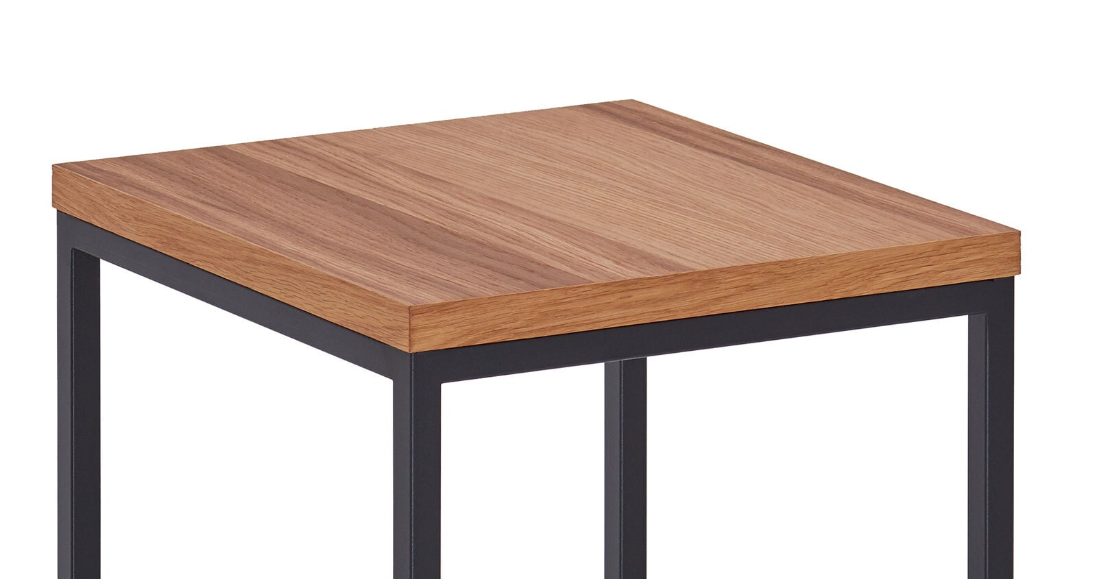 Beistelltisch 40 x 40 cm Eiche braun