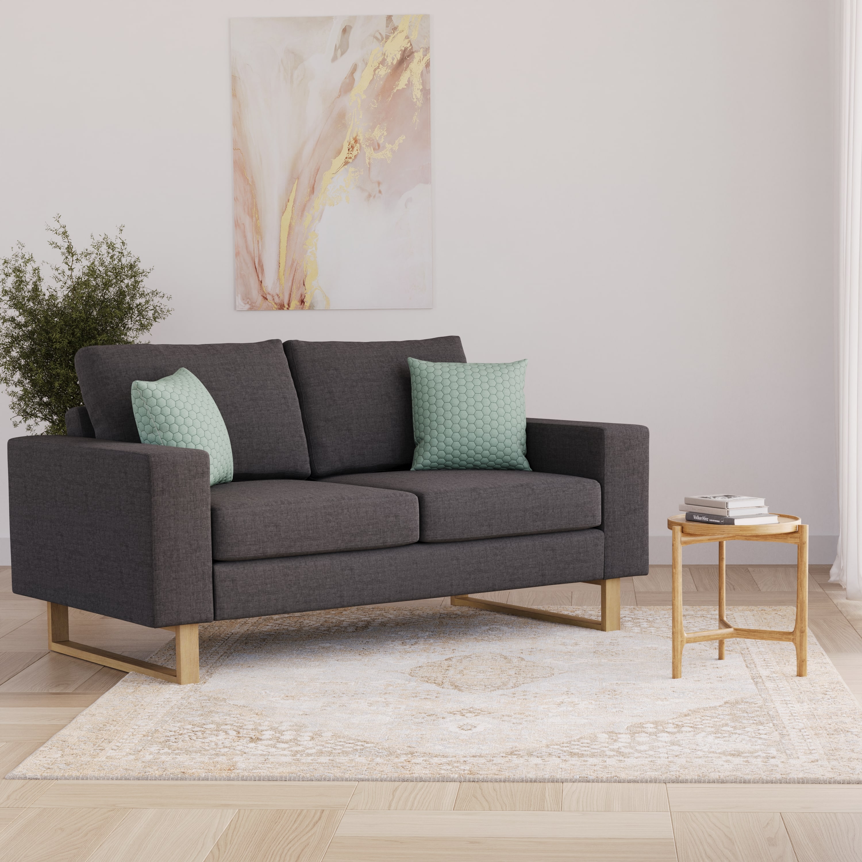 Sofa RONNY 2-Sitzer anthrazit
