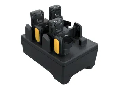 Zebra Four Slot Charge Only Cradle - Opladerstand til stregkodescanner - output-stikforbindelser: 4 - for Zebra RS5100