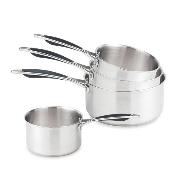 Lot de 4 casseroles Excell'inox 14, 16, 18, 20 cm Mathon