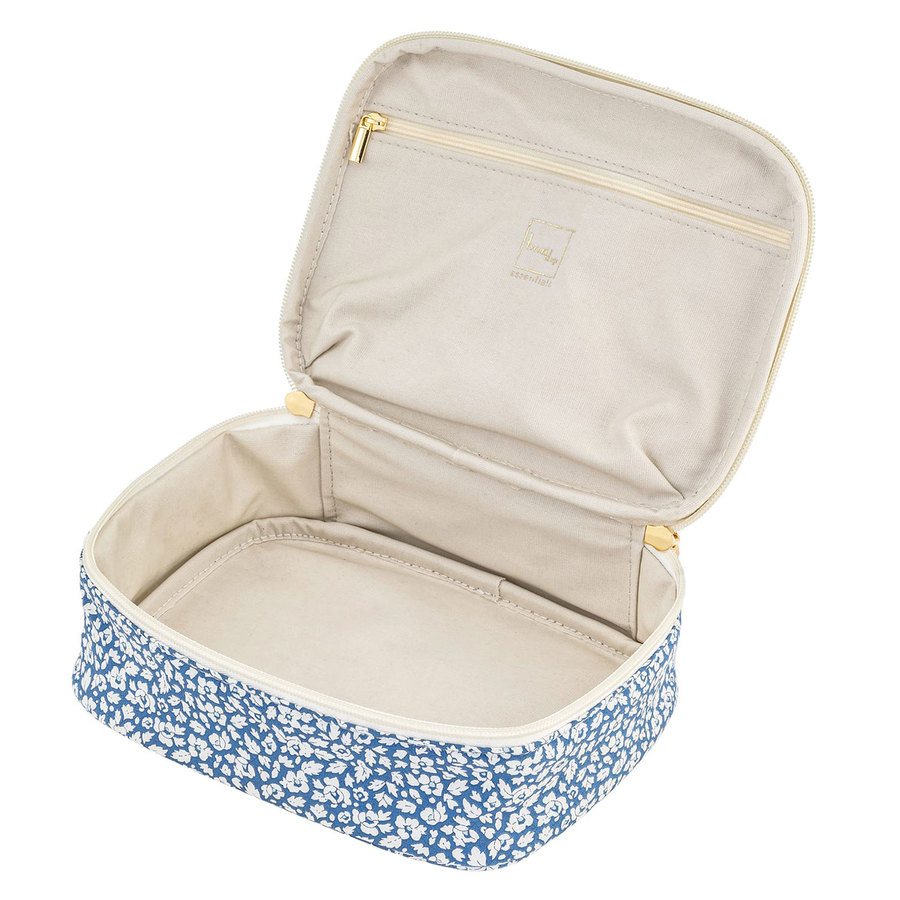 Bon Dep Soft Beauty Bag Mw Liberty Feather Blue