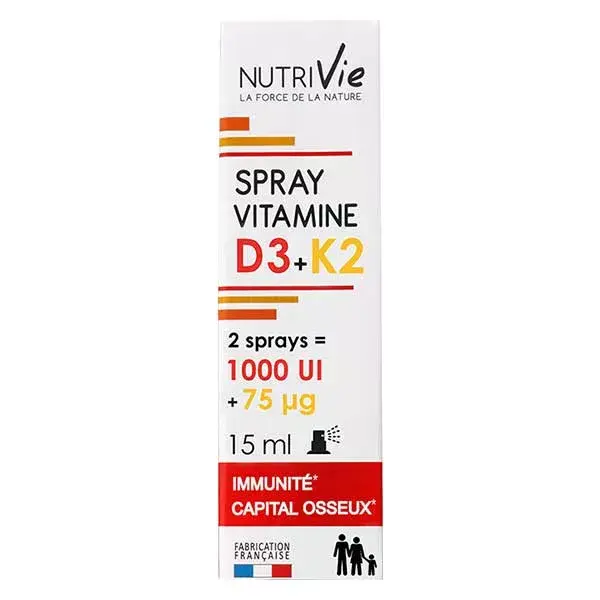 Nutrivie Vitamina D3 + K2 500 UI Spray 15ml