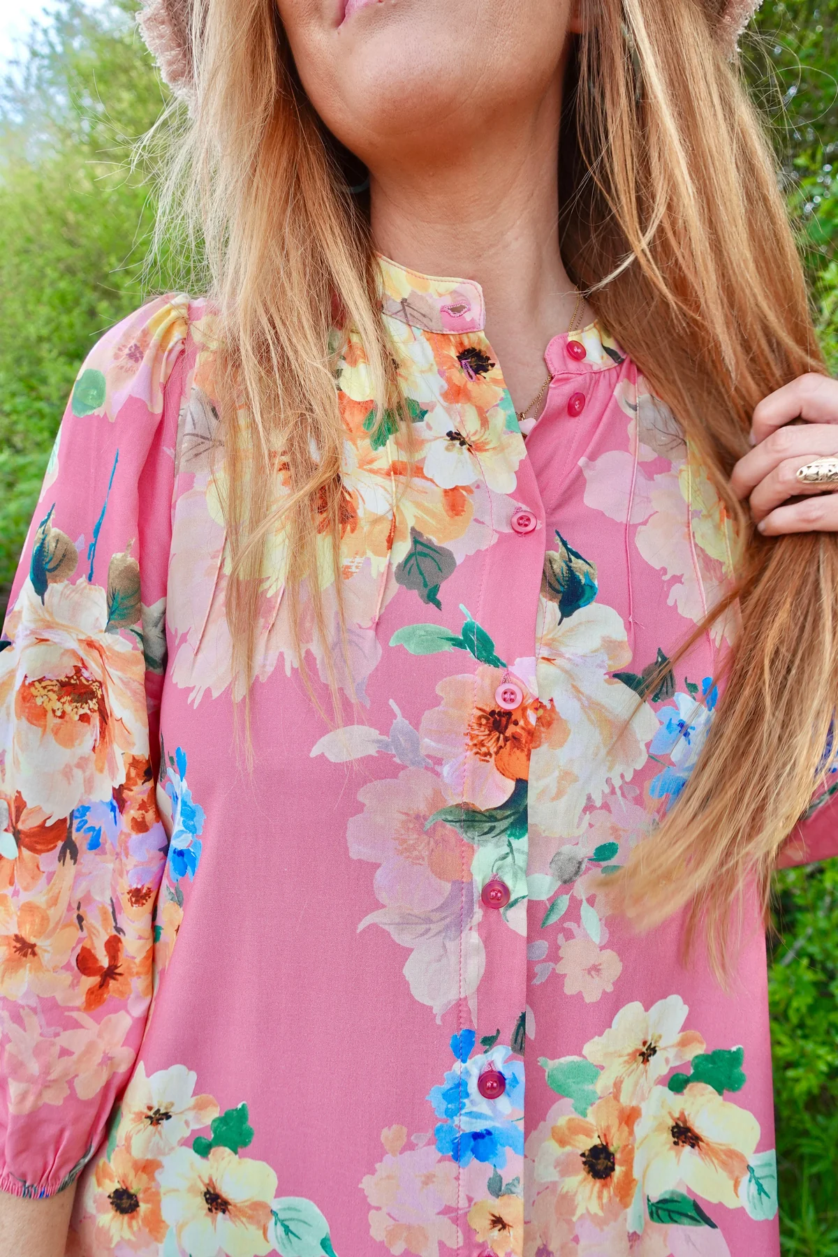 Noella Imogene Sh. Dress e sh dress pink yellow