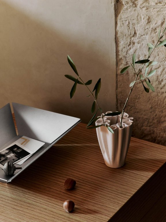 Ferm Living Dedali vaas H18 Off-White