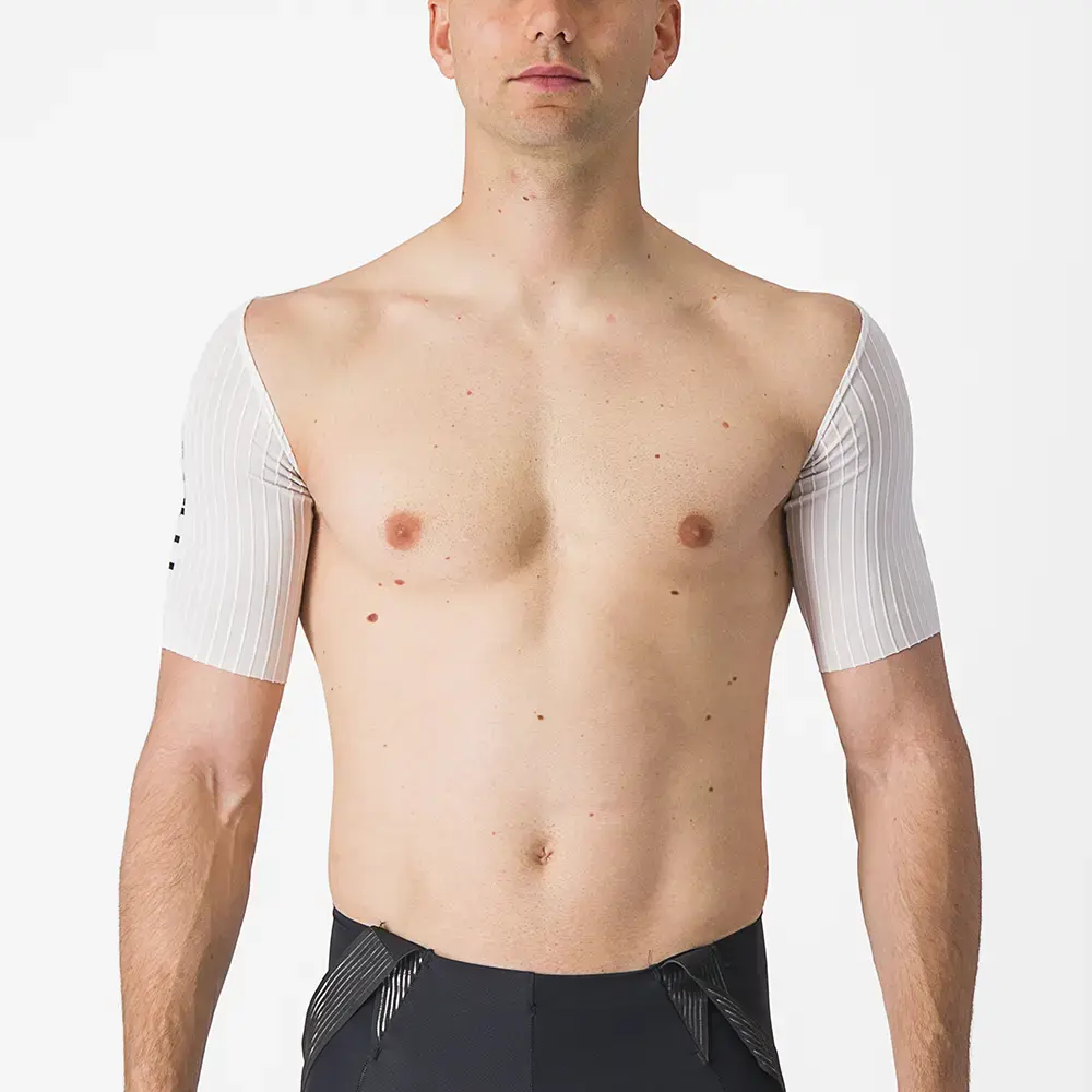 Castelli Bolero Short Sleeves Wit Heren