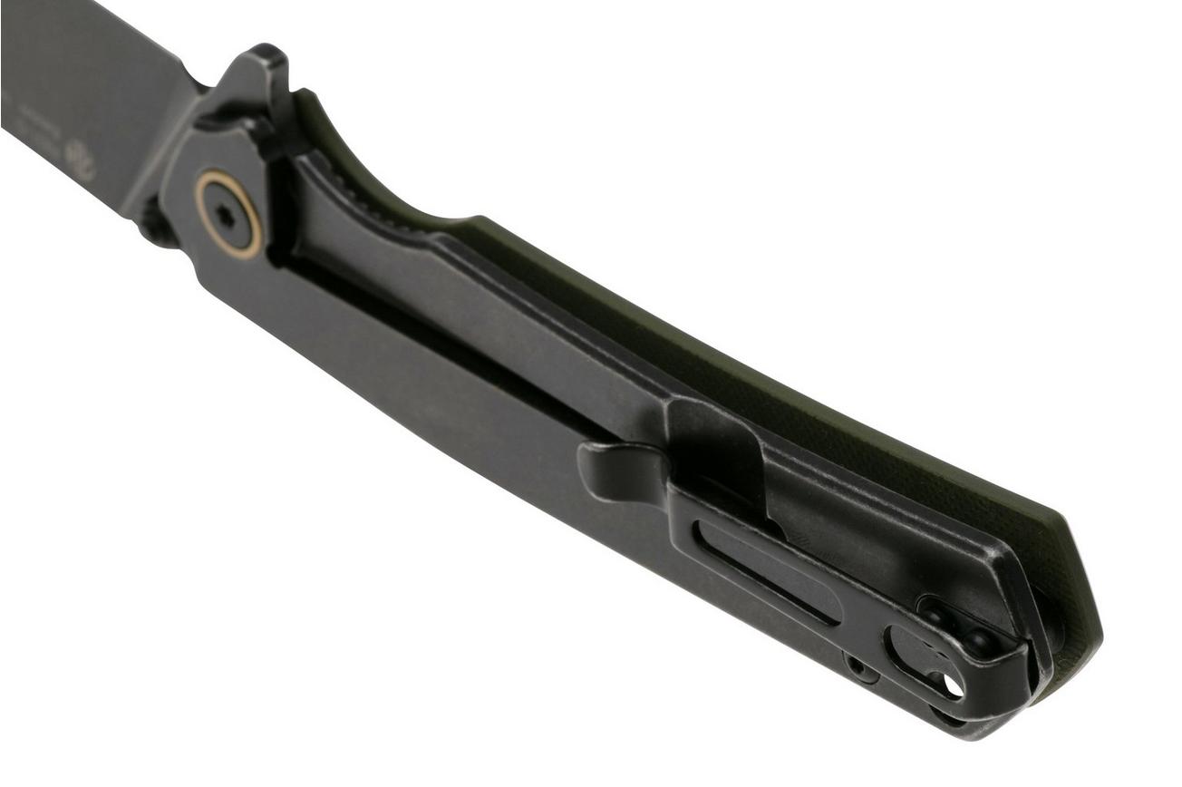 Ruike P801-G 14C28N, Green G10 Stainless, zakmes