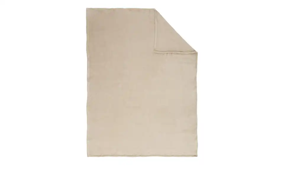como Coralfleecedecke Emely Greige 130 cm