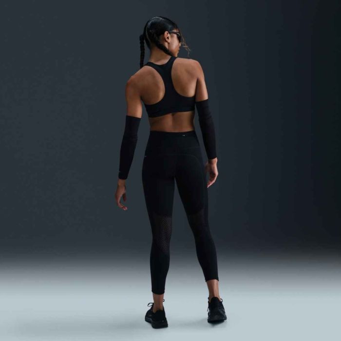 Nike Dame Lange tights Fast NVLT Dri-FIT Mid-Rice 7/8 Tights Sort