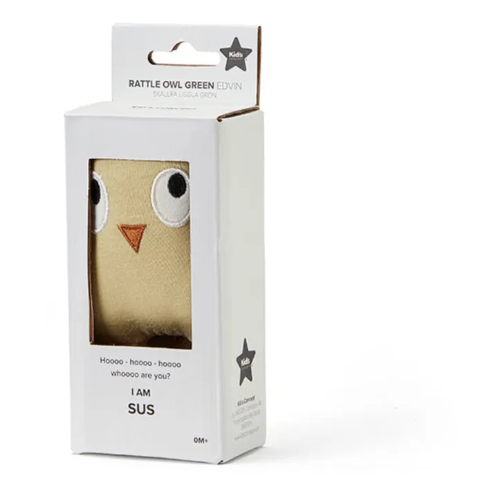 Kid's Concept Hochet Chouette Edvin | Vert