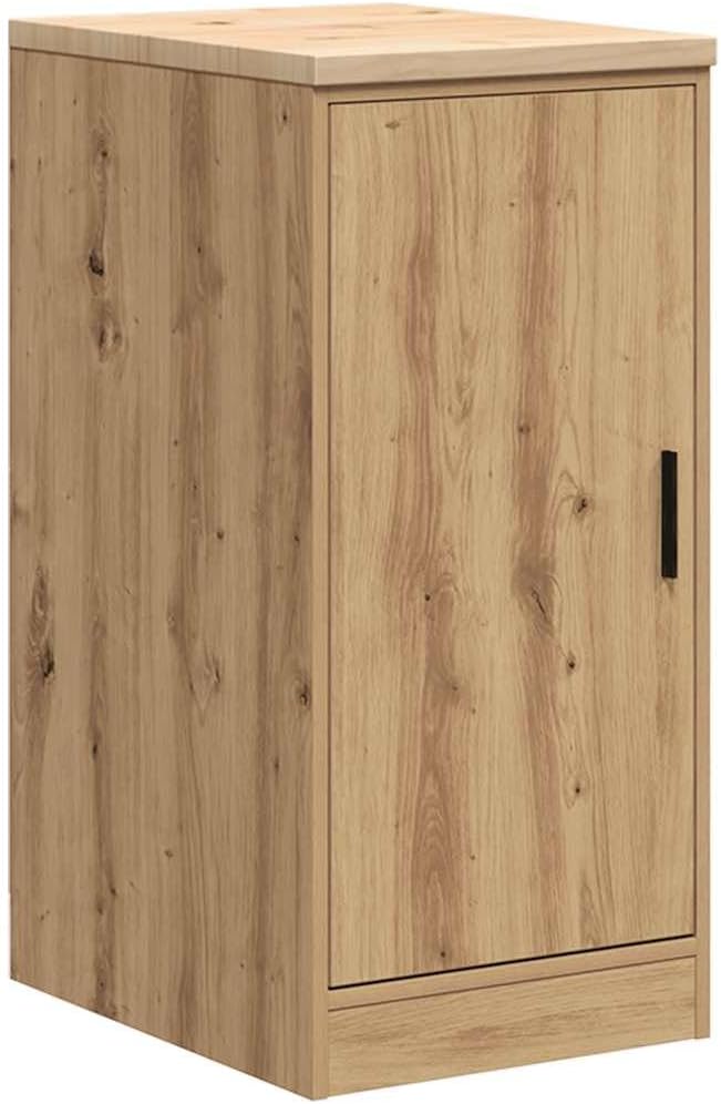 vidaXL Garagen-Aufbewahrungsschrank Artisan-Eiche Massivholz Kiefer, Schrank, Werkzeugschrank, Lagerschrank, Garagenschrank, Aufbewahrungsschrank