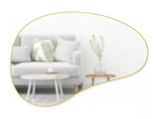 Miroir finition métallique Hubba 61 × 91 cm