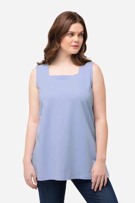 Longtop, Classic Fit, Carree-Ausschnitt, ärmellos