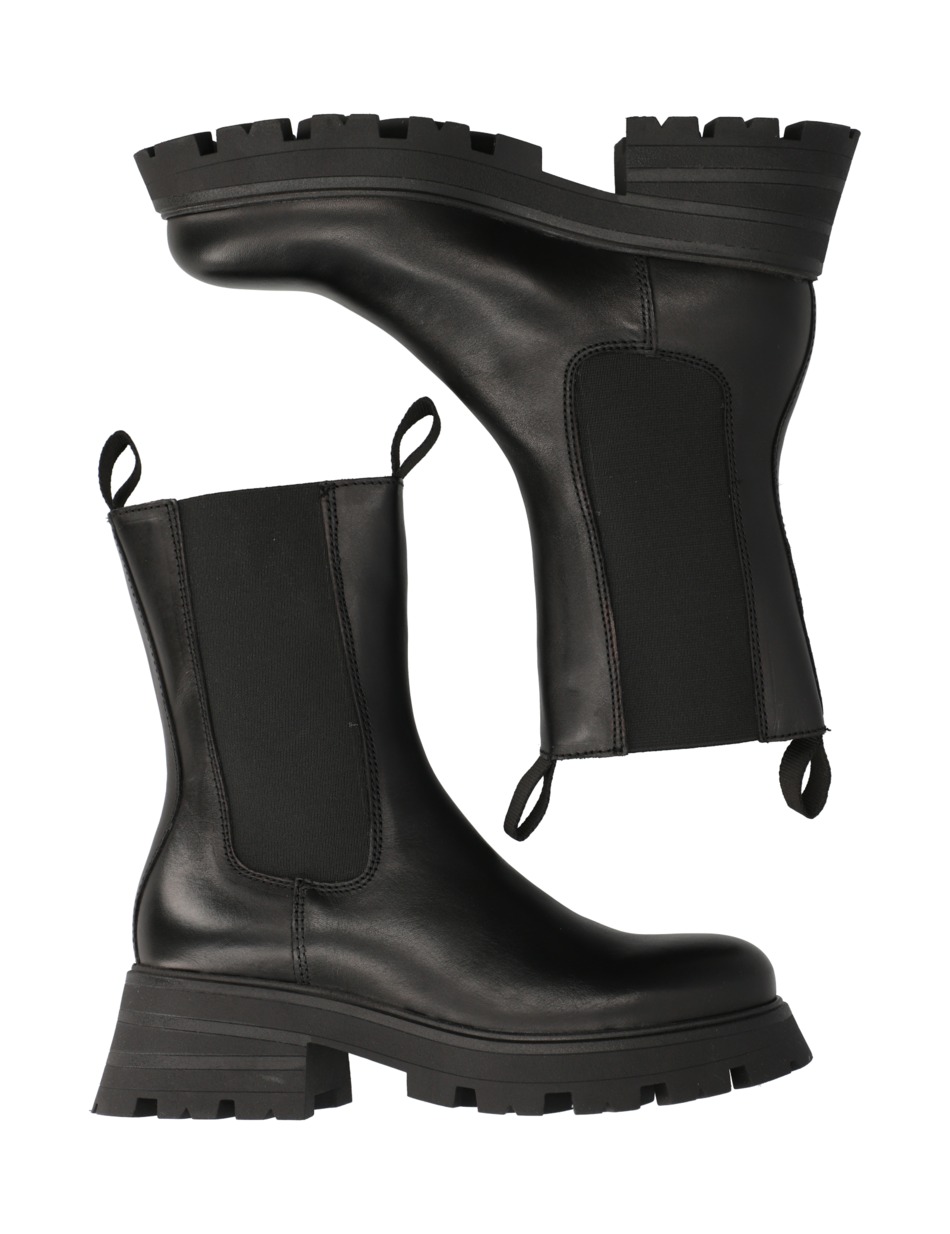 Glattleder Chelsea Boot