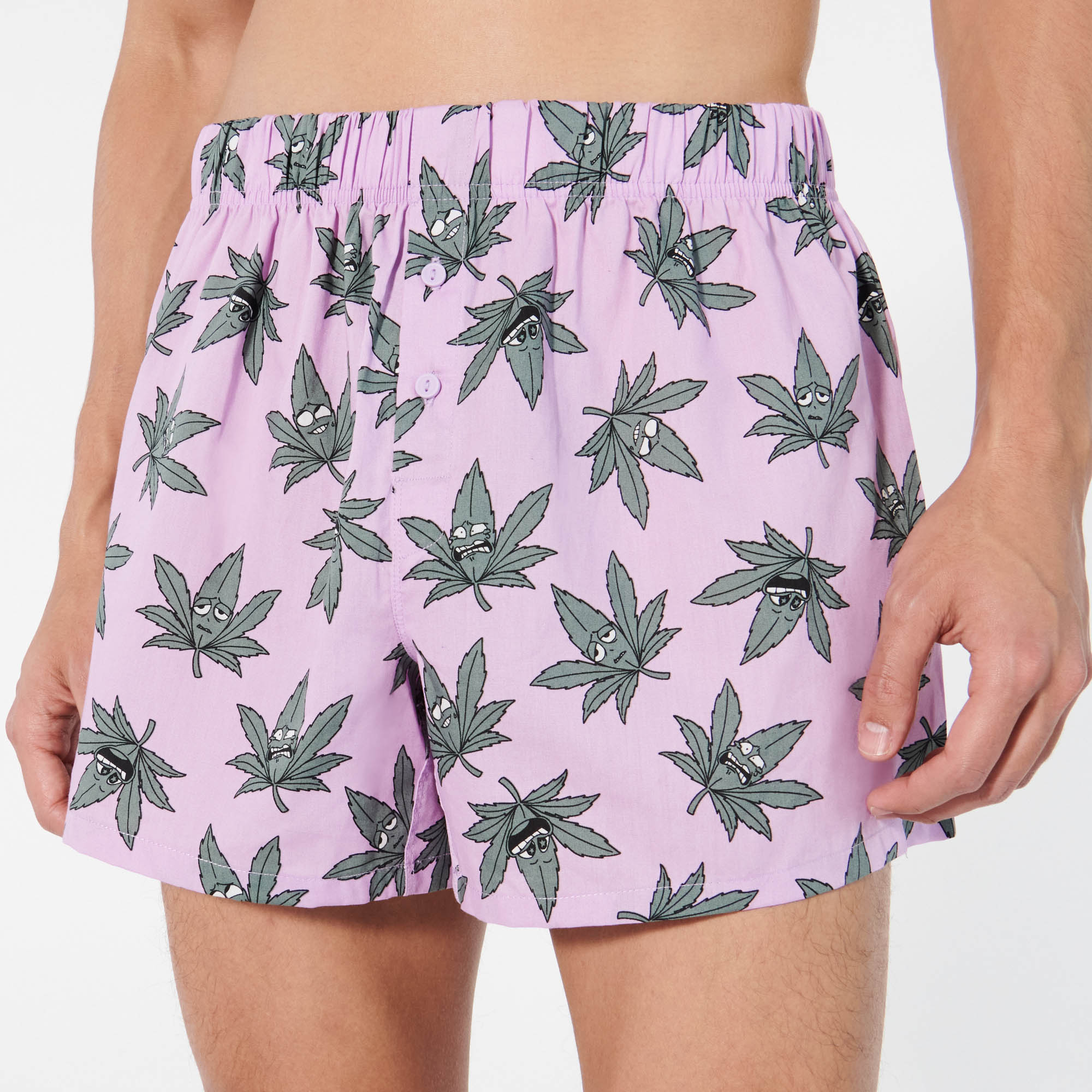 Caleçon à motifs cannabis