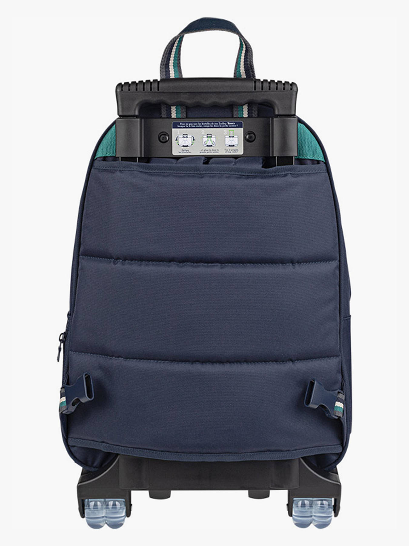 Sac a dos  roulettes 2 compartiments TANN'S