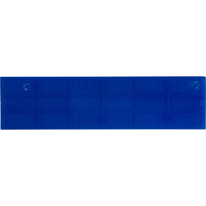 Kunststof rasterblokje 26x2mm Blauw
