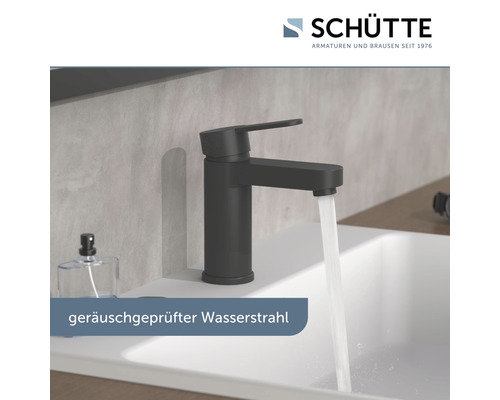 SCHÜTTE ELEPHANT wastafelkraan, matzwart, 34216